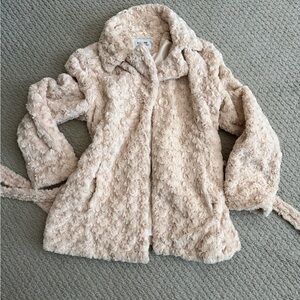 Elegant Cream Teddy Jacket